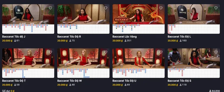 Live casino bacarat luôn được hỗ trợ từ các leader.