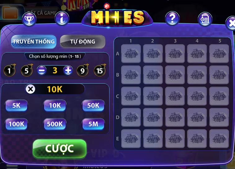 Hướng Dẫn Cách Chơi Minigame Mines Tại RikVip Kịch Tính Đến Phút Cuối