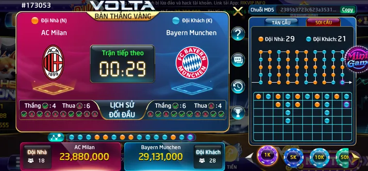 Cách Chơi Bóng Đá Volta Livestream Tại RikVip Cực Dễ Kiếm Tiền Nhanh